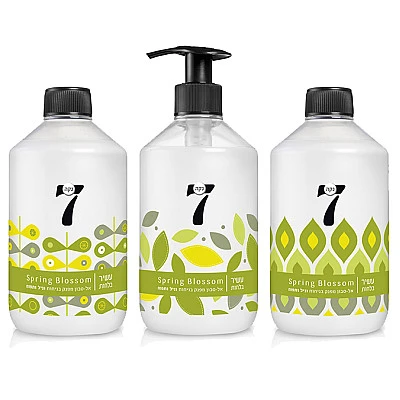 נקה 7 שלישיית אל סבון בניחוח תפוח וניל - Spring Blossom