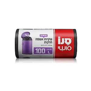 סנו סושי שקיות אשפה חזקות עם שרוך 54X65 ס"מ - 100 יחידות