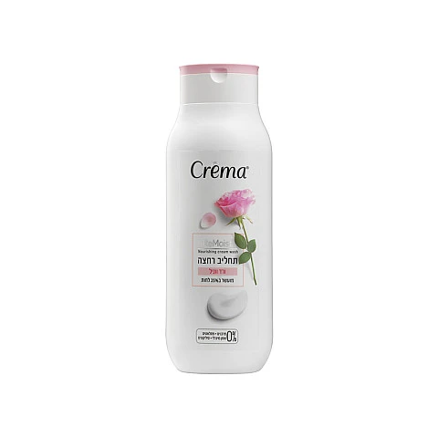 תחליב רחצה קרמה ורד ווניל 700 מ"ל - מבית Crema
