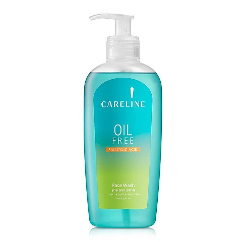 קרליין OIL FREE תרחיץ פנים 300 מ"ל - מבית CARELINE קרליין OIL FREE תרחיץ פנים 300 מ"ל - מבית CARELINE