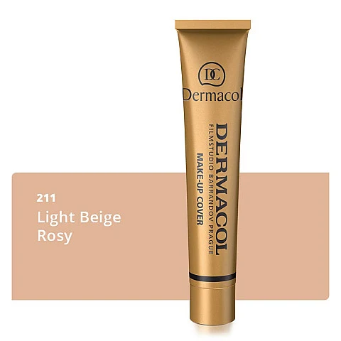 דרמקול מייק אפ עמיד במים - גוון 211 - 30 גרם - מבית Dermacol דרמקול מייק אפ עמיד במים - גוון 211 - 30 גרם - מבית Dermacol