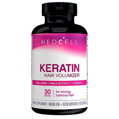 קומפלקס קולגן קרטין ביוטין לנפח שיער 60 כמוסות - מבית NEOCELL