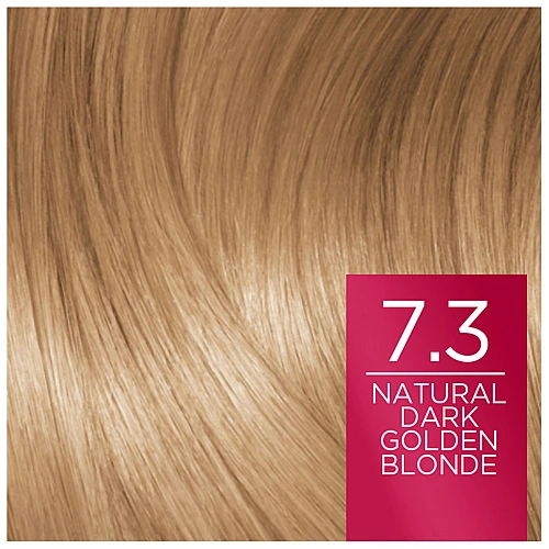 לוריאל אקסלנס קרם צבע שיער קבוע לטיפוח עשיר - בגוון 7.3 בלונד זהוב