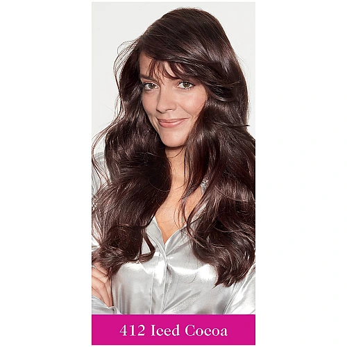 לוריאל קסטינג קרם גלוס צבע שיער ללא אמוניה למראה מבריק ועשיר - בגוון 412 חום קקאו קר
