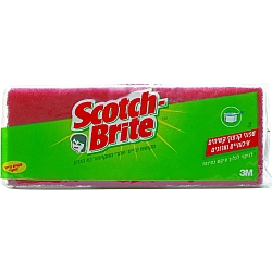 סקוטש ברייט ספוגי קרצוף קשיחים 3 יחידות - מבית SCOTCH BRITE