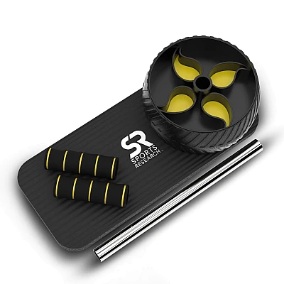 גלגל בטן מקצועי כלול כרית - מבית Sports Research