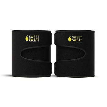 רצועות מגדילות את ייצור החום והזיעה אזור שריר ירך - צבע שחור ורוד - גודל בינוני - מבית Sports Research