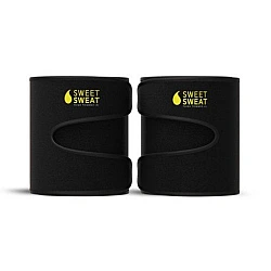 רצועות מגדילות את ייצור החום והזיעה אזור שריר ירך - צבע שחור ורוד - גודל בינוני - מבית Sports Research