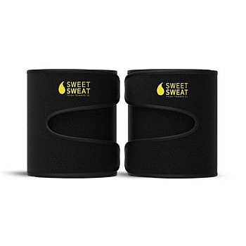 רצועות מגדילות את ייצור החום והזיעה אזור שריר ירך - צבע שחור ורוד - גודל בינוני - מבית Sports Research