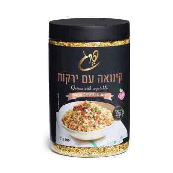 פרג תערובת קינואה עם ירקות 400 גרם