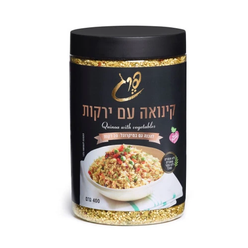 פרג תערובת קינואה עם ירקות 400 גרם