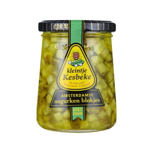 קסבקה קוביות מלפפונים חמוץ מתוק 370 מ״ל