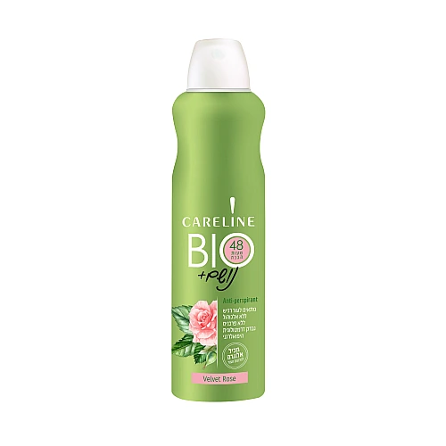 קרליין נושם BIO דיאודורנט ספריי Velvet Rose 150 מ'ל