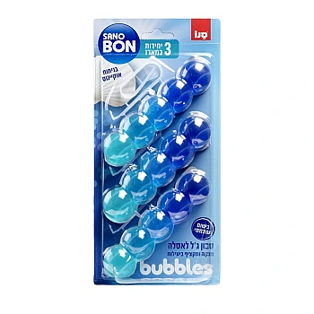 סנובון Bubbles סבון ג'ל לאסלה במארז שלישיה בניחוח אוקיינוס