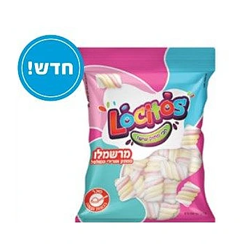 לוקיטוס מרשמלו ארוך מסולסל 360 גרם