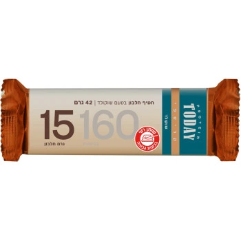 טודיי חטיף חלבון קריספי בטעם שוקולד 42 גרם