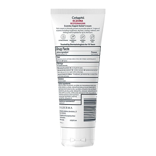 צטאפיל קרם לגוף להקלה בהתלקחות אקזמה רסטוראדרם 227 גרם - Cetaphil