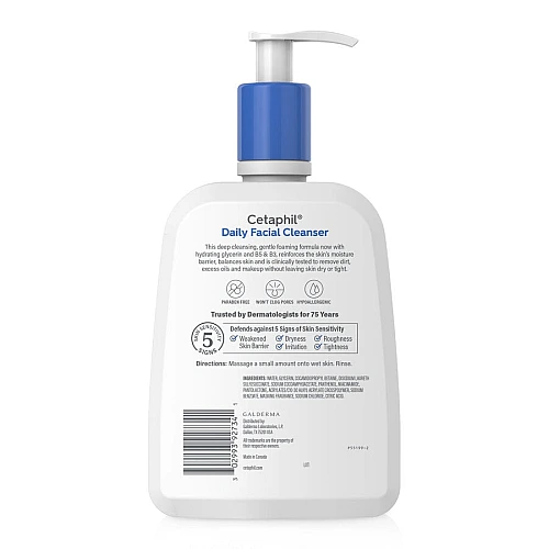 צטאפיל תרחיץ לפנים יומי 473 מ"ל - Cetaphil