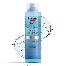 מים מיסלריים לפנים ללחות יומית ללא בישום 400 מ״ל - Eucerin