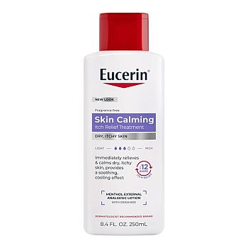 קרם גוף להרגעת עור יבש ומגרד 250 מ״ל - Eucerin