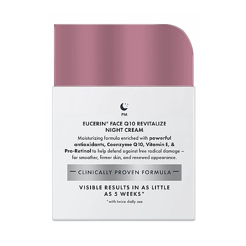 קרם לילה נגד קמטים לפנים עם Q10 ורטינול פרו נפח 48 גרם - Eucerin