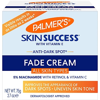 פאלמרס קרם לפנים להפחתת כתמים כהים עם ויטמין E נפח 75 גרם - Palmer's