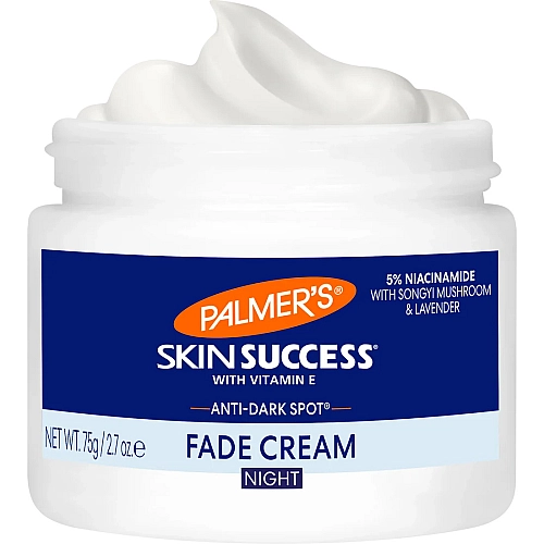 פאלמרס קרם לפנים ללילה להפחתת כתמים כהים עם ויטמין E נפח 75 גרם - Palmer's