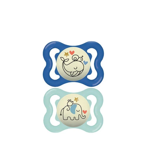 מאמ זוג מוצצים סופרים מגיל 0 עד 6 חודשים