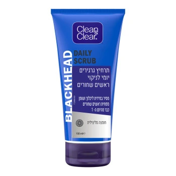 קלין אנד קליר תרחיץ לראשים שחורים 150 מ״ל