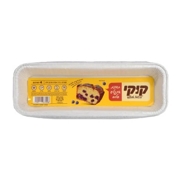 קוקי תבניות אינגליש עם נייר אפייה 4 יחידות