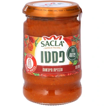 סאקלה פסטו עגבניות מיובשות פרווה 190 גרם
