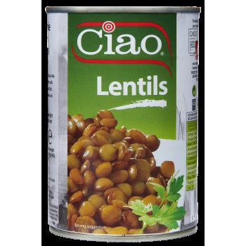 צאו עדשים מבושלות 400 גרם