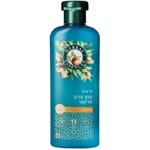 הרבל אסנס שמפו לשיקום השיער עם שמן ארגן 350 מ״ל