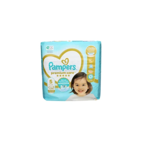 פמפרס פרימיום חיתולים מידה 5 באריזת 24 יחידות