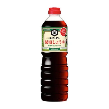 קיקומן רוטב סויה יפני מופחת נתרן 1 ליטר