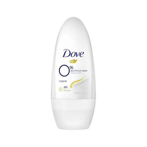 דאב דאודורנט רול- און 0% מלחי אלומיניום אוריגינל 50 מ״ל - מבית DOVE