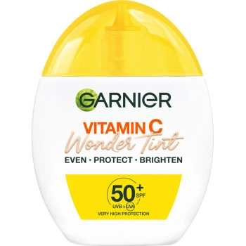 גרנייה תחליב וונדר טינט ויטמין ⁦C⁩ בגוון בהיר ⁦SPF50+ 40⁩ מ״ל