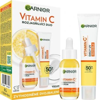 גרנייה מארז ויטמין C סרום ותחליב הגנה SPF50+ 70 מ״ל