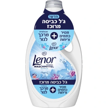 לנור ג'ל כביסה מרוכז ניחוח פריחת האביב 1.8 ליטר - מבית Lenor