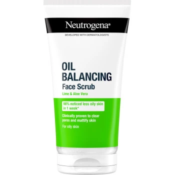 ניוטרוג׳ינה תרחיץ גרגירים אויל בלנסינג לעור שמן 150 מ״ל