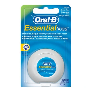 חוט דנטלי מנטה עם שעווה - מבית Oral B