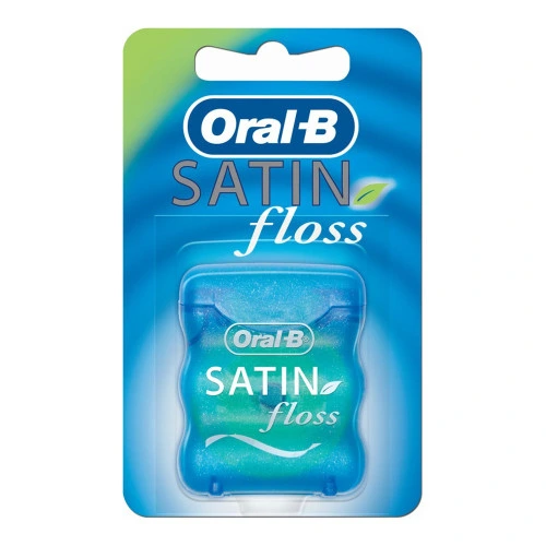 חוט דנטאלי דמוי סאטן בטעם מנטה - מבית Oral B