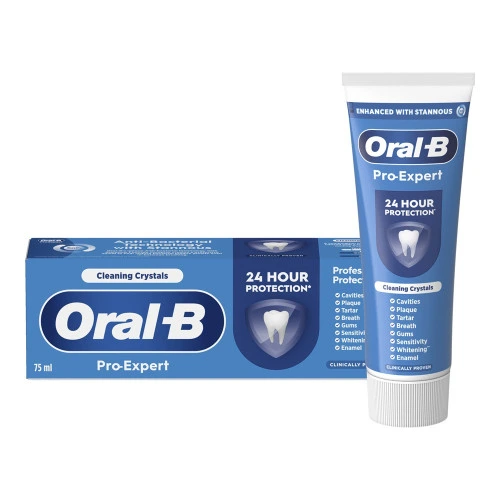פרו אקספרט משחת שיניים בטעם מנטה מעודן - מבית Oral B