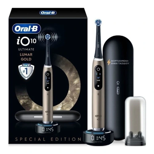 מברשת שיניים חשמלית iO10 (זהב) - מבית Oral B