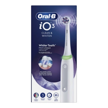 iO3 מברשת שיניים חשמלית - לבן - מבית Oral B