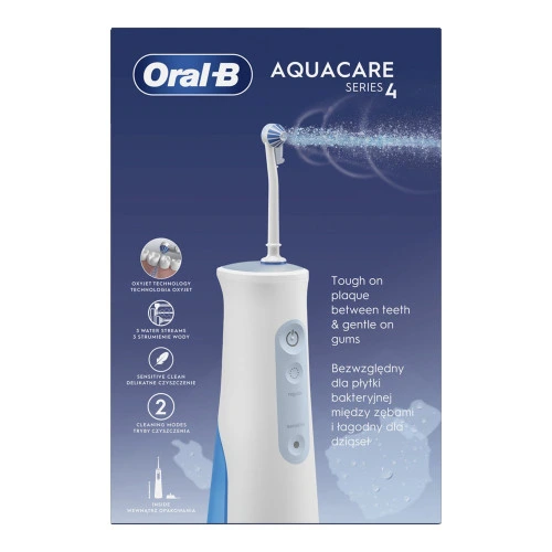 סילון מים דנטלי נטען ונייד Aqua Care 4 - מבית Oral B