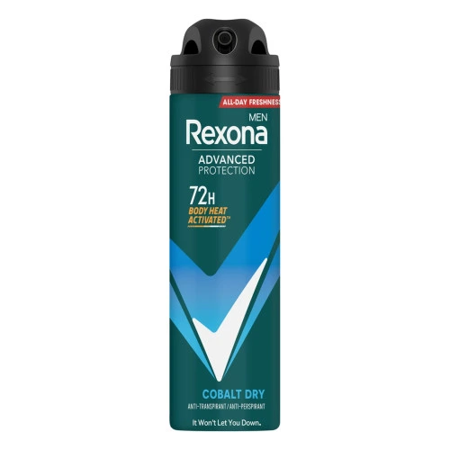 דאודורנט ספריי לגבר קובלט דריי 150 מ״ל - מבית REXONA