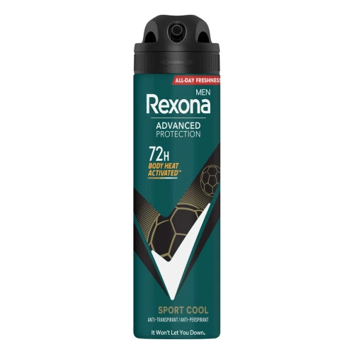 דאודורנט ספריי ספורט קול לגבר 150 מ״ל - מבית REXONA