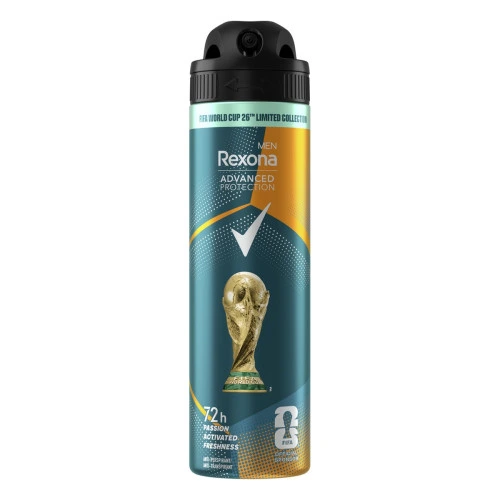 דאודורנט ספריי לגבר פיפא 150 מ״ל - מבית REXONA