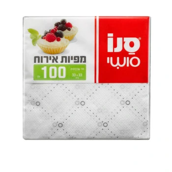 סנו סושי מפיות אירוח מודפסות